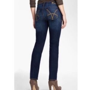 Kut From The Kloth Stevie Straight Leg Denim Blue Jeans Sz 8